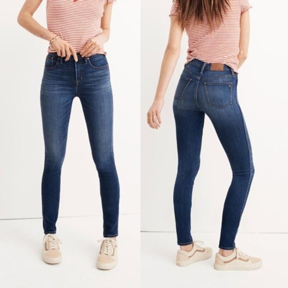 Madewell Denim - Madewell 10" High-Rise Skinny Jeans Danny Wash Size 27 G7391